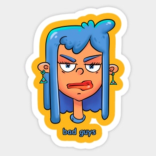 bad guys Sticker